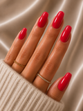 Press-on nails Rouge profond brillant, Epsylaya Suisse – vue 1