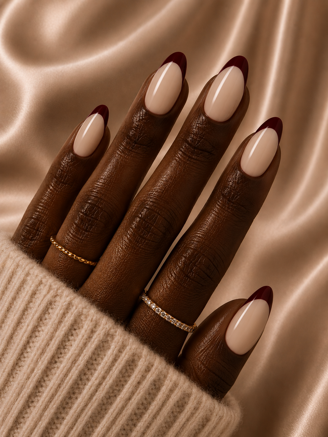 Press-on nails French manucure Bordeaux, Epsylaya Suisse – vue 2