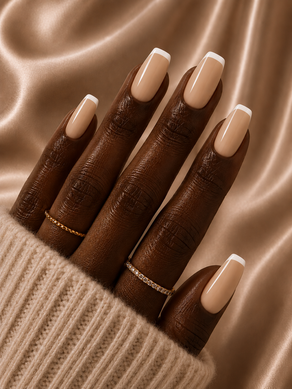 Press-on nails French manucure Nude épurée, Epsylaya Suisse – vue 3