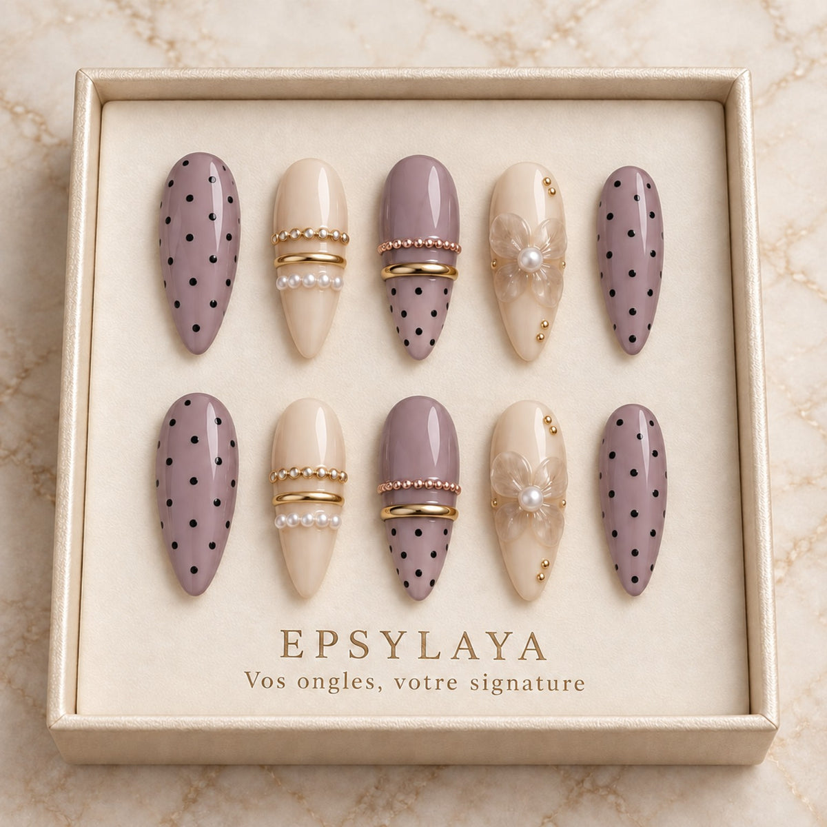 Mauve couture